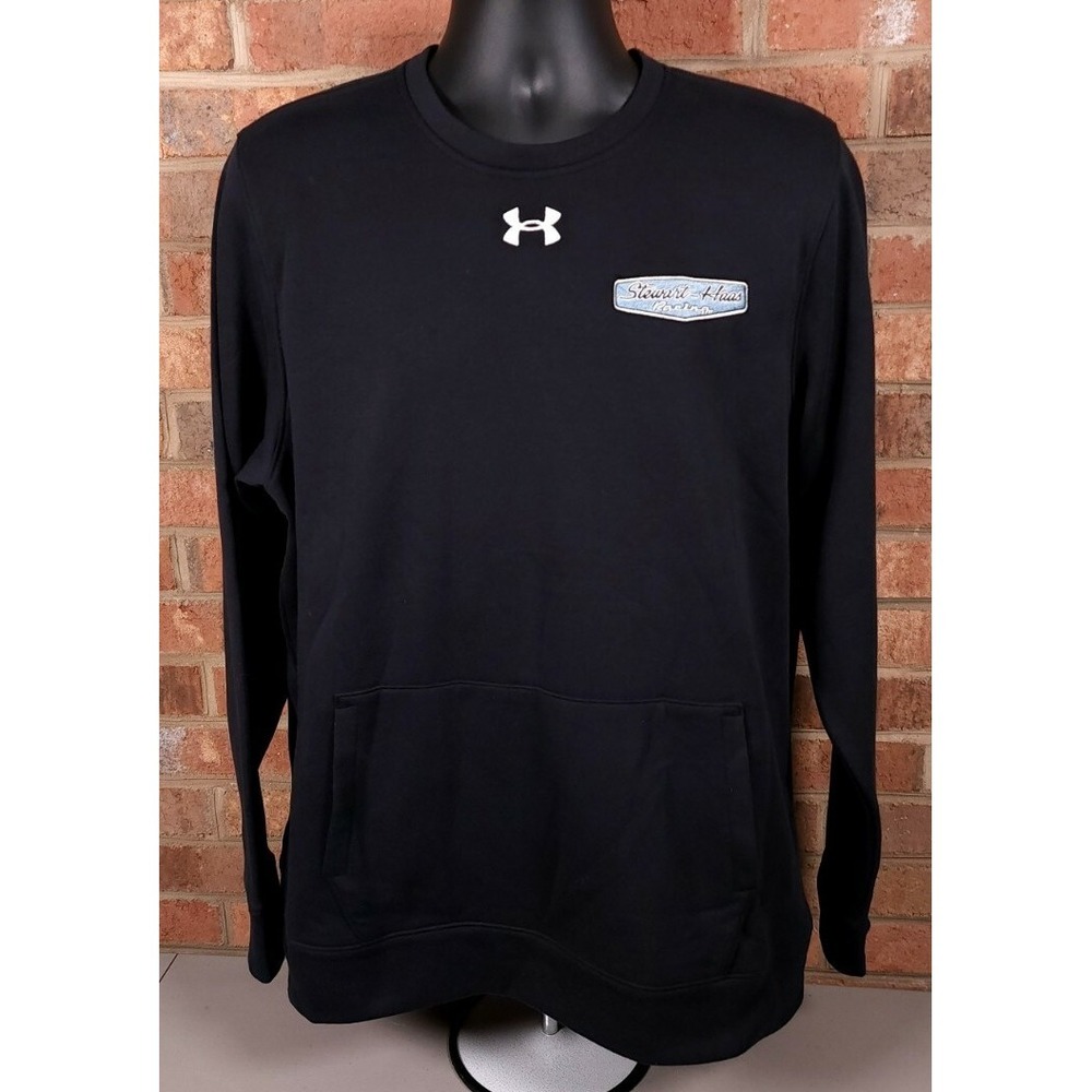 Stewart-Haas Racing Under Armour Team Issue Mens Size Large Black Sweatshirt